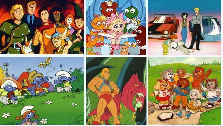 Os anos 80 e os desenhos animados